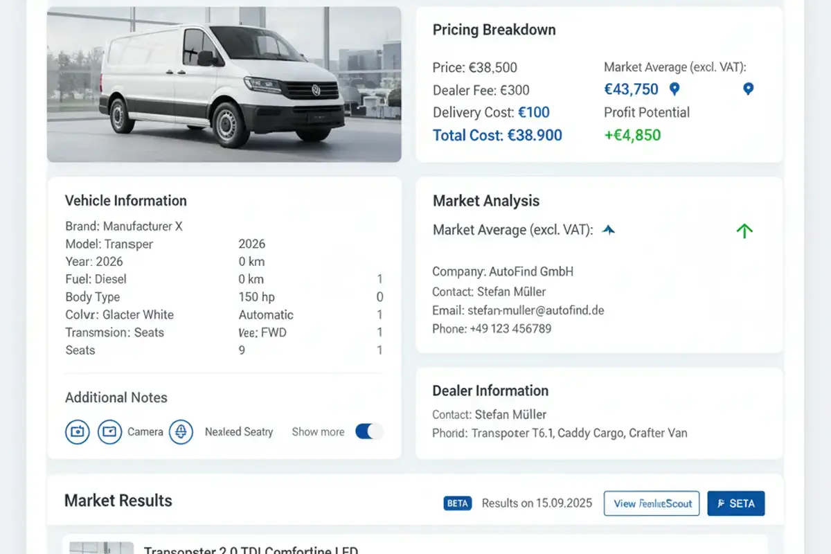 Car specific dashboard